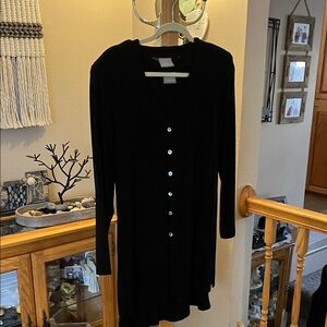 Rabbit Rabbit Rabbit Vintage Black Long Sleeve Dress